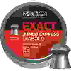 Пневматичні кулі JSB Diabolo Exact Jumbo Express. Кал. 5.52 мм. Вага - 0.93 г. 500 шт/уп