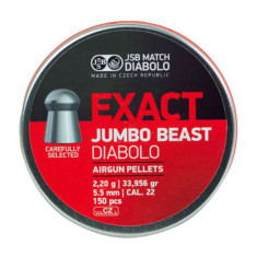 Кулі пневматичні JSB Exact Jumbo Beast. Кал. 5.52 мм. Вага - 2.20 г. 150 шт/уп