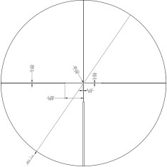 Приціл XD Precision 1-6x24 сітка N4 з підсвічуванням