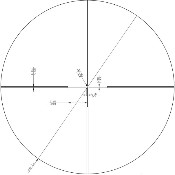 Приціл XD Precision 1-6x24 сітка N4 з підсвічуванням