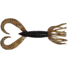 Силикон Keitech Little Spider 3.5" (5 шт/упак) ц:207 green pumpkin pp. flk