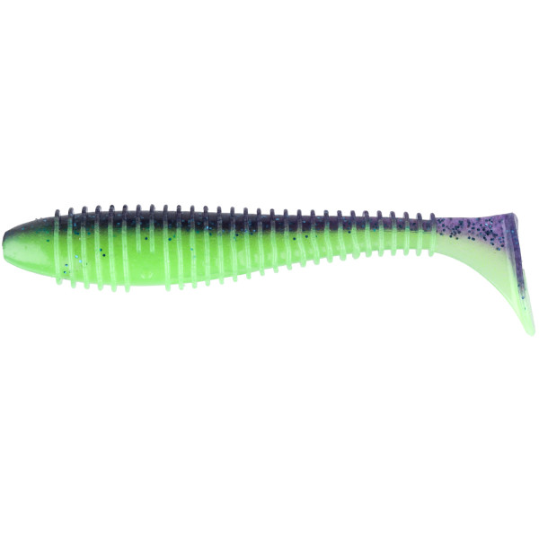 Силікон Keitech Swing Impact FAT 3.8" (6 шт/уп) к:pal#06 violet lime berry