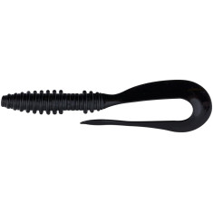 Силикон Keitech Mad Wag Mini 3.5" (10 шт/упак) ц:001 black