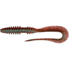 Силікон Keitech Mad Wag Slim 4.5" (9 шт/уп) к:302 plum green flk.