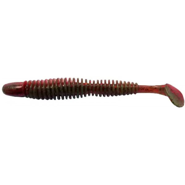 Силикон Reins Bubbring Shad 4" B20 Tomato Craw 6шт