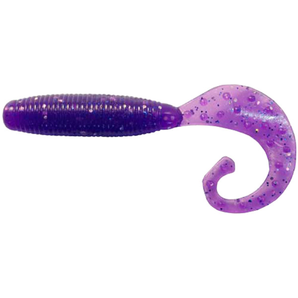 Силікон Reins Fat G-Tail Grub 3" 567 Lilac Silver & Blue Flake (12 шт/уп.)