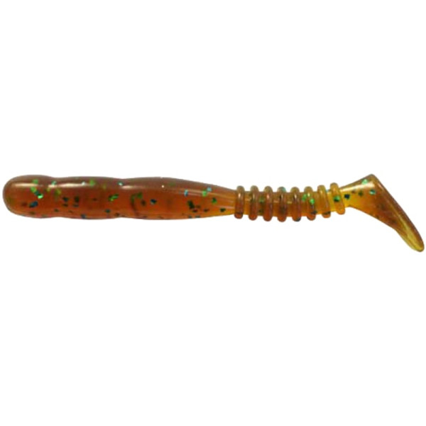 Силікон Reins Rockvibe Shad 3" 565 Motor Oil Green Flake (15 шт/уп.)