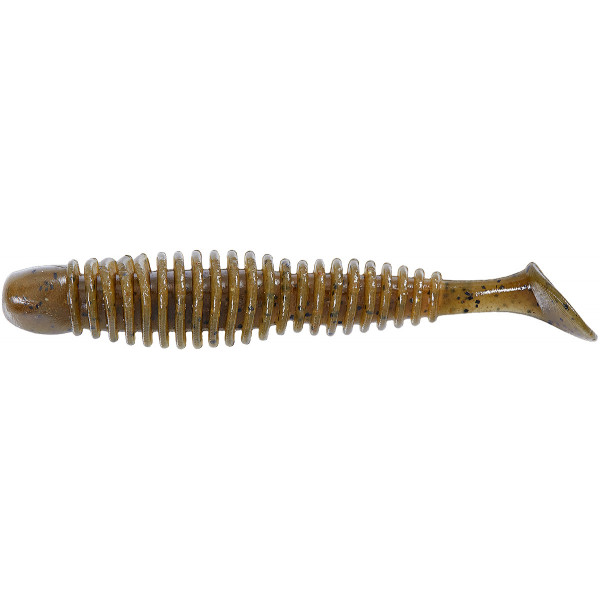 Силикон Reins Bubbring Shad 3" 002 Green Pumpkin 8шт