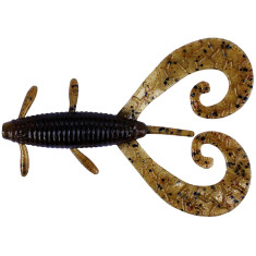 Силикон Reins G TAIL TWIN 3" 002 Green Pumpkin 8 шт					