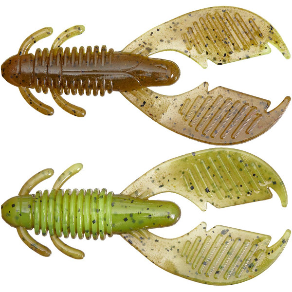 Силикон Reins AX Craw Mini 2" B08 Green Pumpkin Chart Melon (9 шт/уп.)