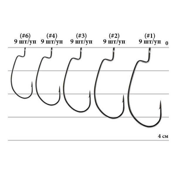 Гачок Decoy Worm19 S. S. Hook #3 (9 шт/уп)