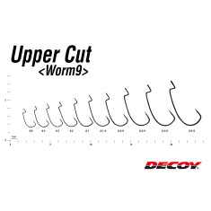 Гачок Decoy Worm9 Upper Cut #3 (9 шт/уп)