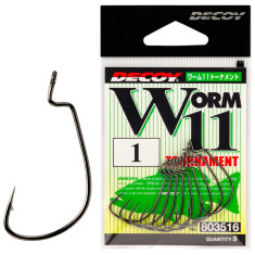 Гачок Decoy Worm11 Tournament #4 (9 шт/уп)