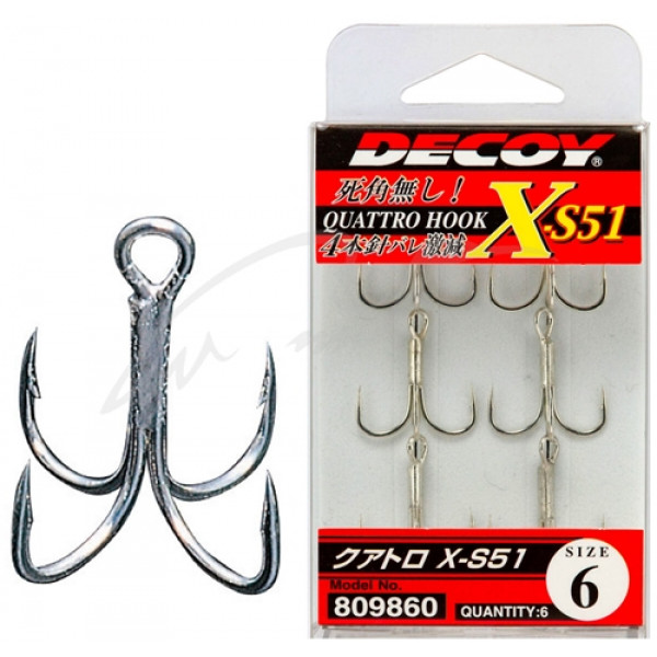 Tee Decoy X-S51 4, 6pcs