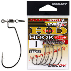 рючок Decoy Worm117 HD Hook Offset #2/0 (4 шт/уп)