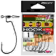 Крючок Decoy Worm117 HD Hook offset #2/0 4шт