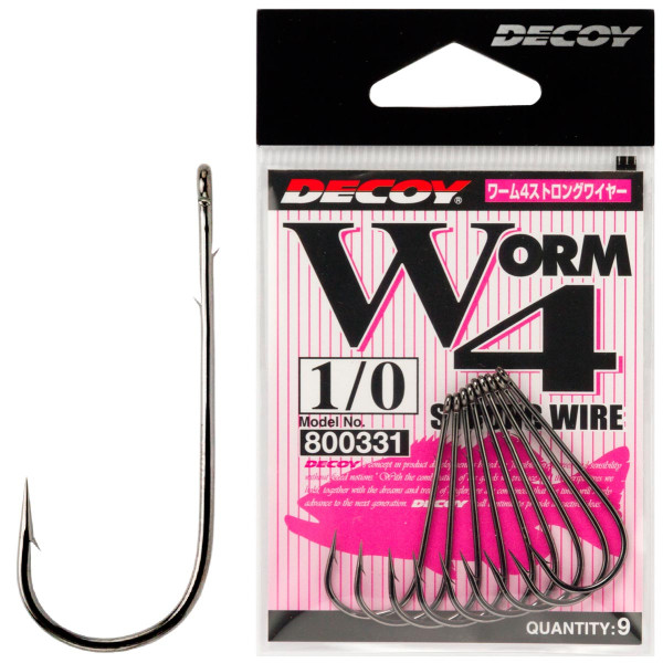 Крючок Decoy Worm 4 Strong Wire 5/0, 7шт