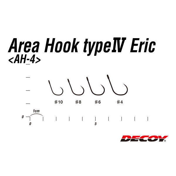 Крючок Decoy Area Hook IV Eric #10, 12шт.