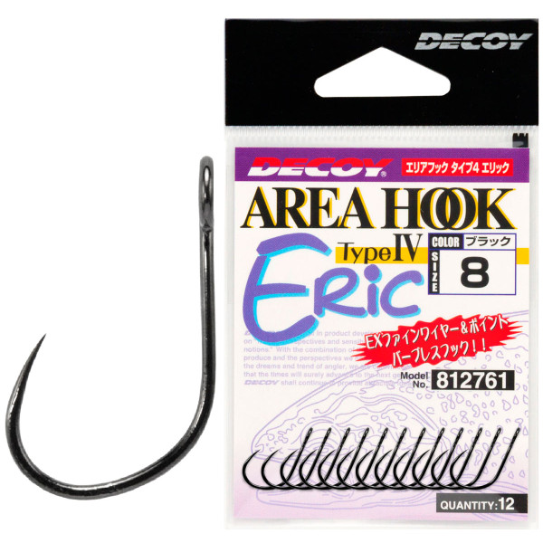 Крючок Decoy Area Hook IV Eric #10, 12шт.