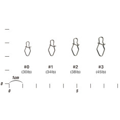 Застежка Decoy V Snap 1, 34lb, 13 шт