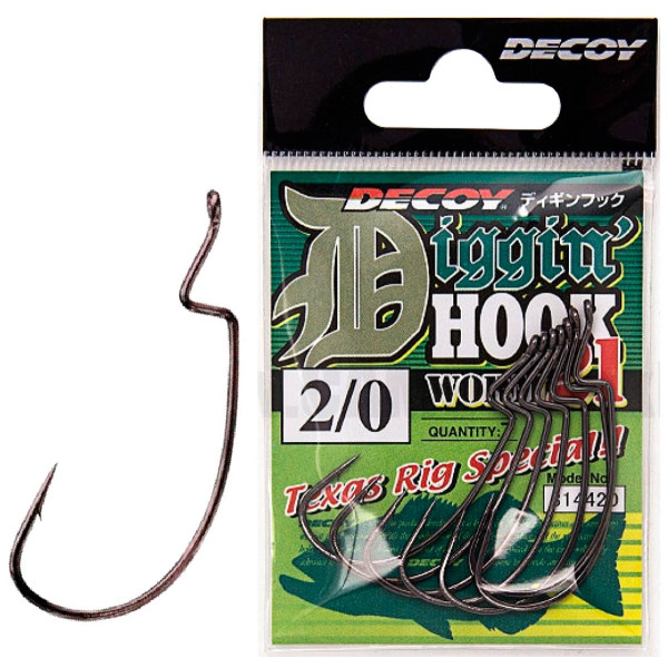 Гачок Decoy Worm21 Digging Hook #1/0 (7 шт/уп)