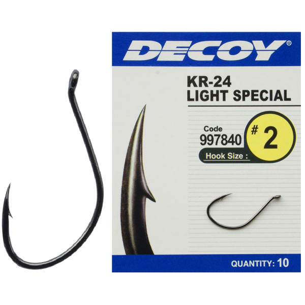 Крючок Decoy KR-24 Light Special #5, 10 шт.