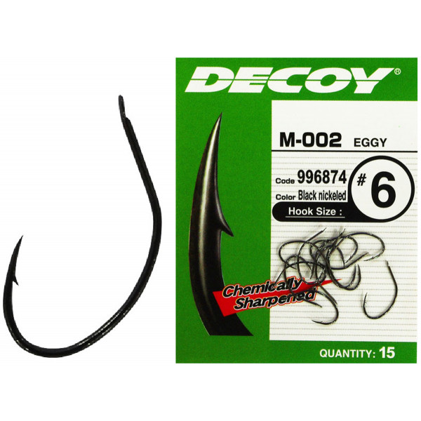 Decoy hook M-002 Eggy 6, 15 pcs.