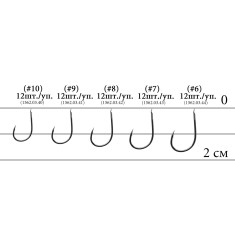 Гачок Decoy K-105 Live Bait Light #9 (12 шт/уп)