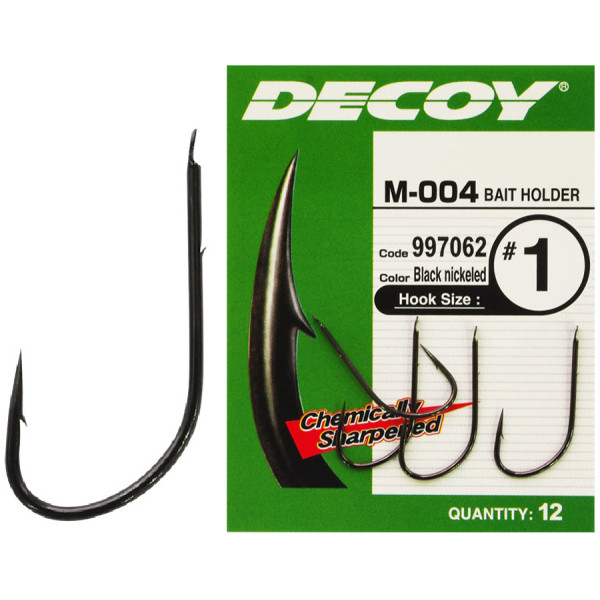 Крючок Decoy M-004 Bait Holder 3, 12 шт.