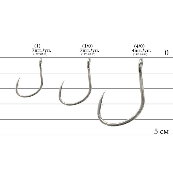 Крючок Decoy JS-3 #1, 7 шт.