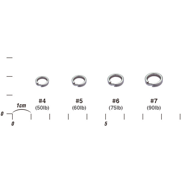 Кільце заводне Decoy Split Ring Medium #7 90lb (15 шт/уп)