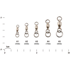 Вертлюжок Decoy PR-12 Power Roll Ring з заводним кільцем #1 (2 шт/уп)