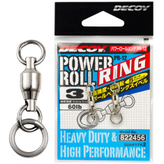 Вертлюжок Decoy PR-12 Power Roll Ring з заводним кільцем #2 (2 шт/уп) Вертлюжок Decoy PR-12 Power Roll Ring з заводним кільцем #2 (2 шт/уп)