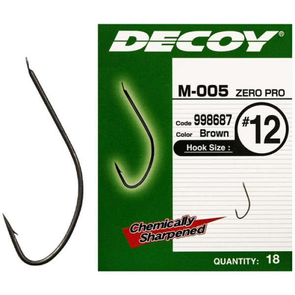 Decoy hook M-005 ZERO-PRO 20, 18 pcs