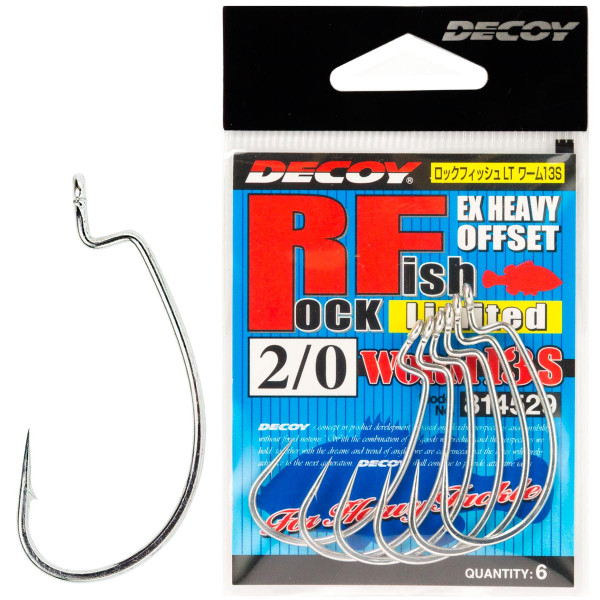 Гачок Decoy Worm13S Rock Fish Limited #2/0 (6 шт/уп)