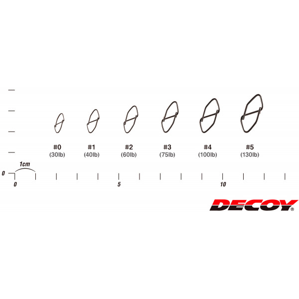 Застежка Decoy SN-6 W Snap #0 (8 шт/уп)