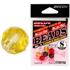 Бусинка Decoy B-1 Kachi-Kachi Beads M (9 шт/уп) ц:желтый