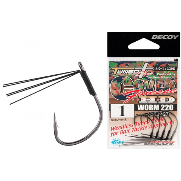 Decoy Worm220 Cover Finesse HD Hook # 04 5pcs / pack