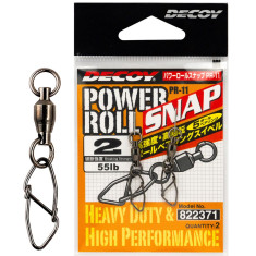 Вертлюжок із застібкою Decoy PR-11 Powerroll Snap #2 (2 шт/уп)
