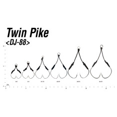 Гачок Decoy DJ-88 Twin Pike #3/0 (2 шт/уп)
