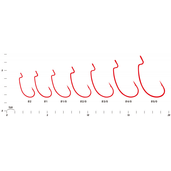 Гачок Decoy Worm17R Kg Hook R #2 (7 шт/уп)