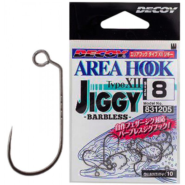 Decoy AH-12 Area Hook Jiggy # 6 10 pcs / pack