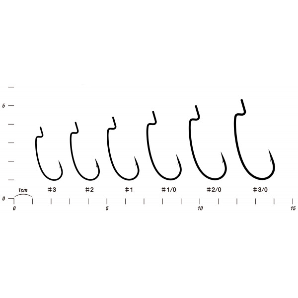 Крючок Decoy Worm37 Kg Hook Narrow #3 (9 шт/уп)