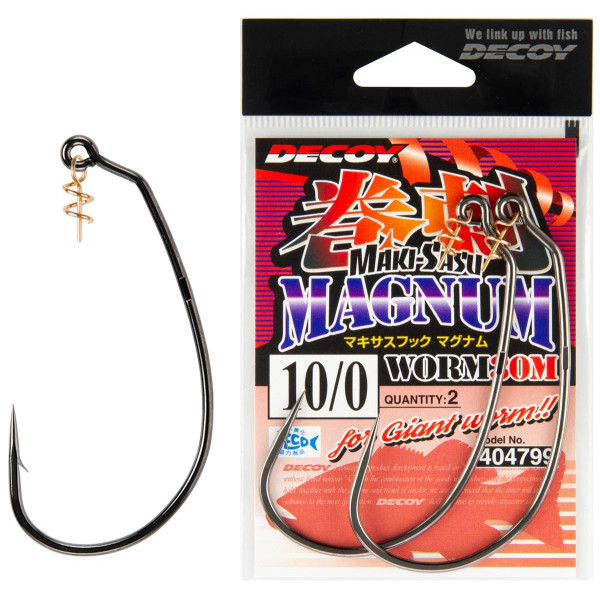 Крючок Decoy Worm30M Makisasu Hook Magnum #6/0 (4 шт/уп)