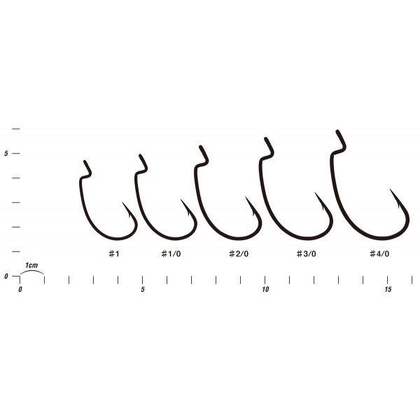 Гачок Decoy Worm13 Kg Hyper #1/0 (7 шт/уп)