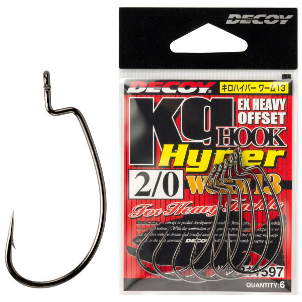 Крючок Decoy Worm13 Kg Hyper #1/0 (7 шт/уп)