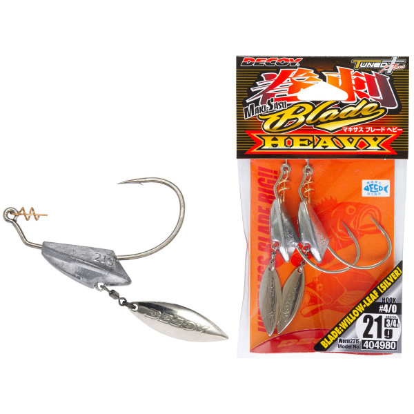 Монтаж Decoy Worm231S Makisasu Blade Heavy #2/0-14.0g (2шт/уп)