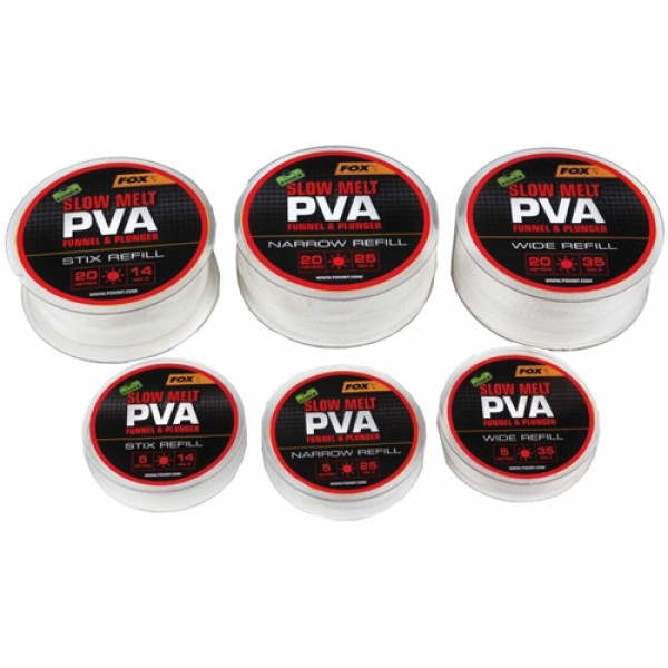 ПВА-сітка Fox International Edges PVA Mesh Slow Melt Refills 35mm Wide - 5m