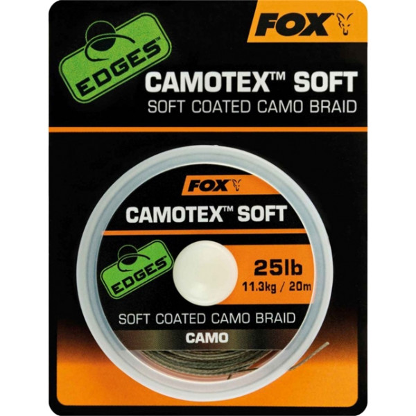 Поводковый материал Fox International Edges Camotex Soft 20lb