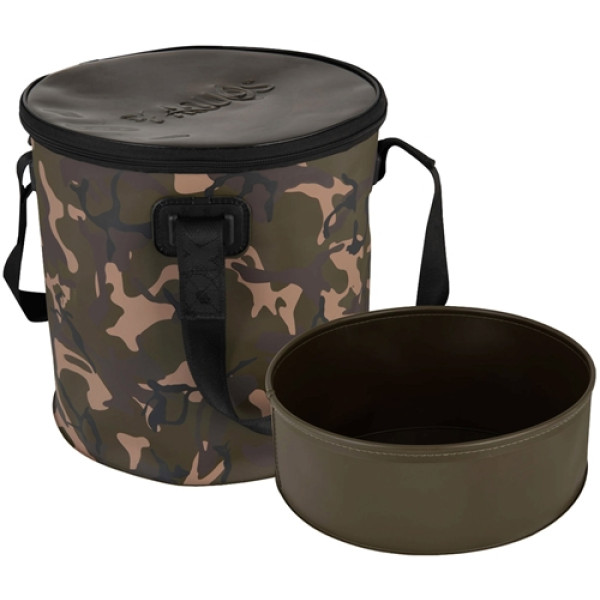 Ведро Fox International Aquos Camo Bucket & Insert 12L для прикормки Ведро Fox International Aquos Camo Bucket & Insert 12L для прикормки